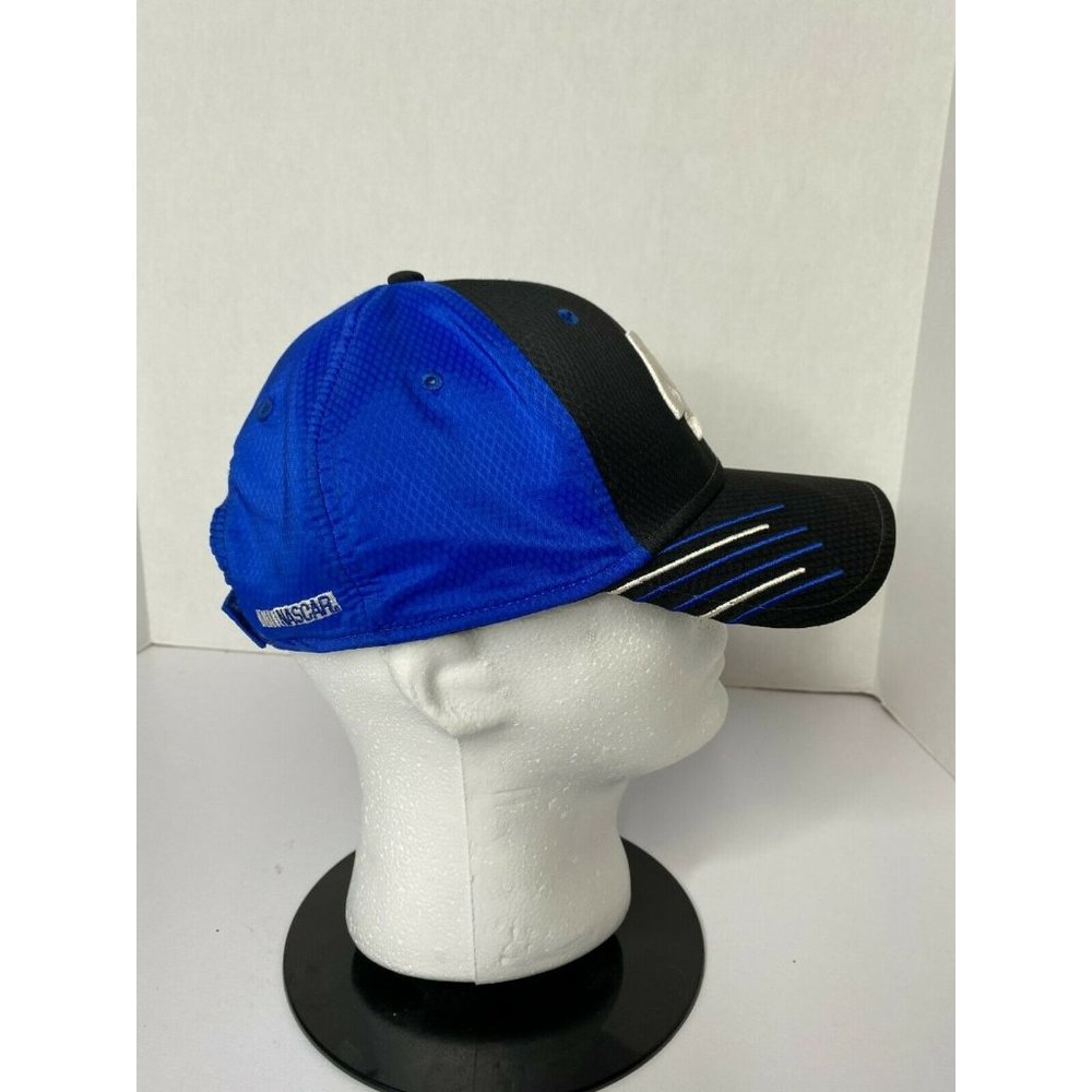 NASCAR Jimmy Johnson #48 Team Lowe Racing Blue Adjustable Strap Back Cap/Hat OS - Picture 2 of 11